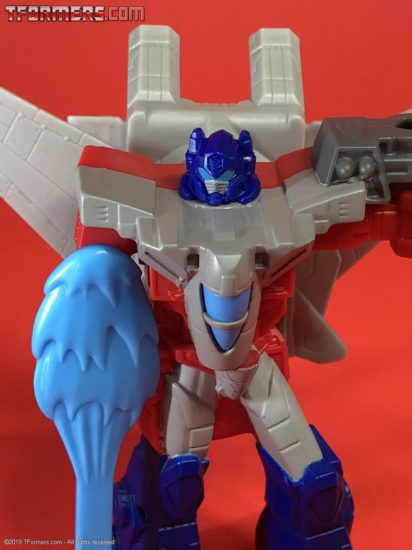 Gallery Burger King Sky Turbine Optimus Prime Cyberverse Transformers Toy  (13 of 38)